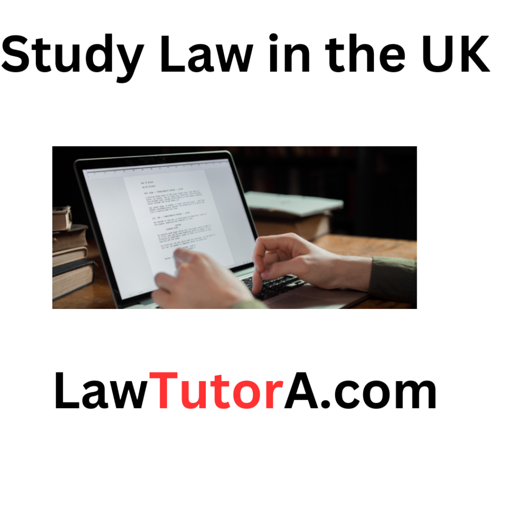 A student studying law in the UK.